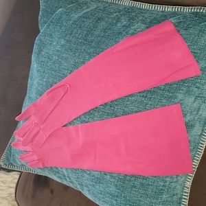 Vintage long gloves Pink